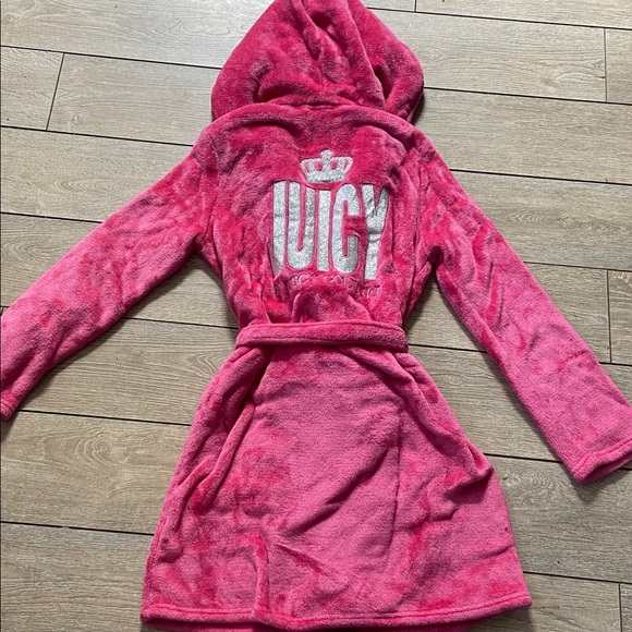 Juicy Couture Pink Women’s Robe with Hood S - Picture 4 of 4